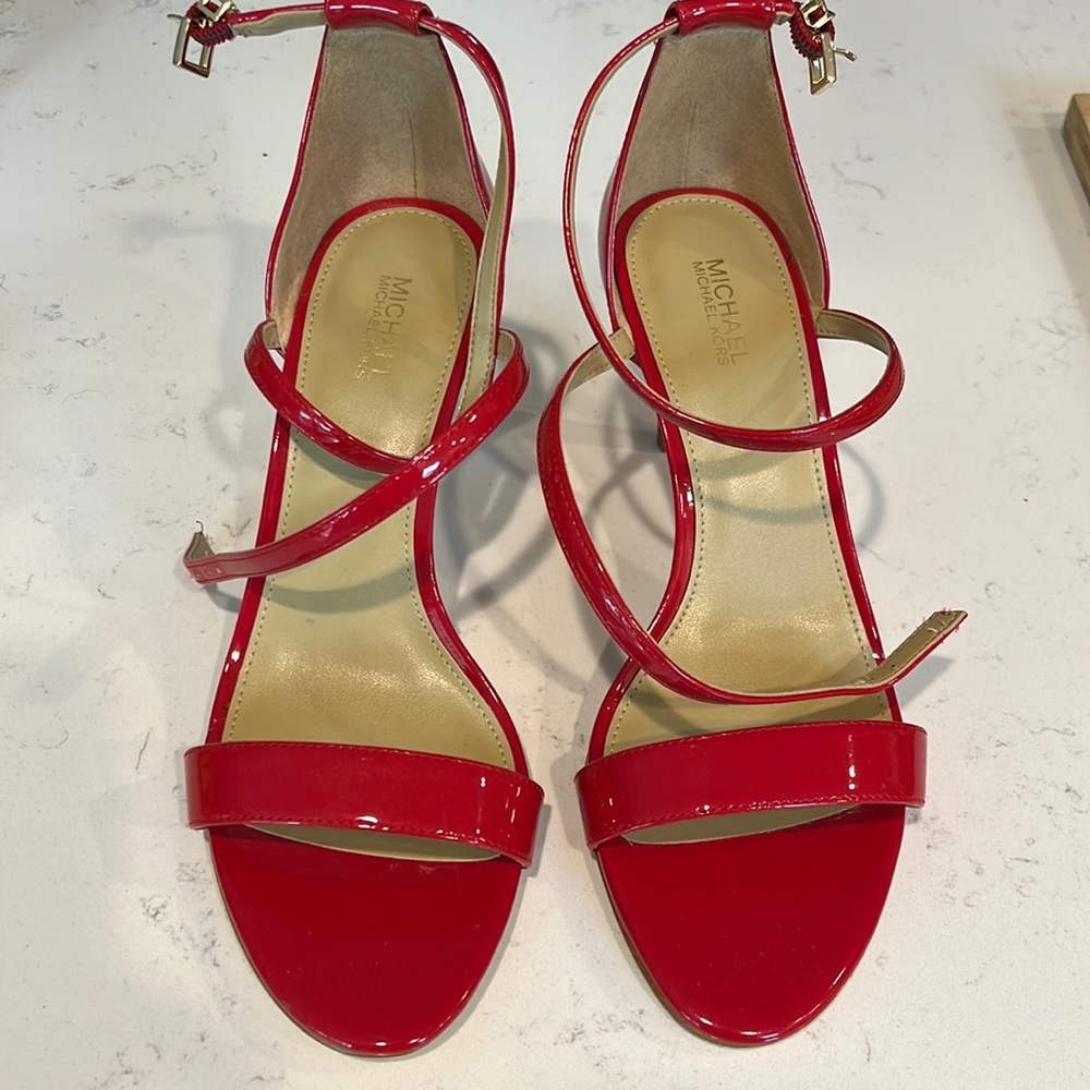 Brand new Michael Kors red heels